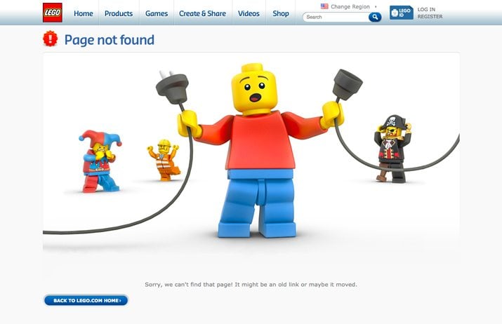 Lego 404页
